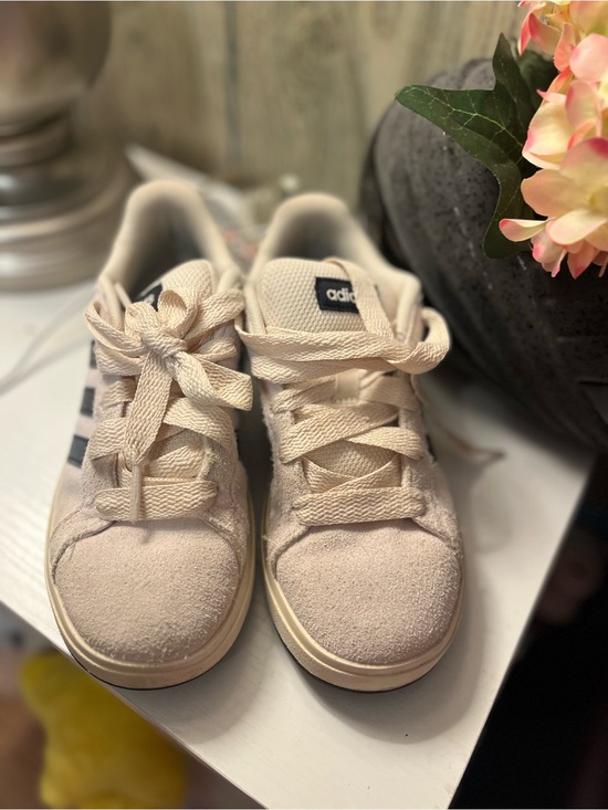 adidas Other - adidas Kids Light Beige Suede Sneakers